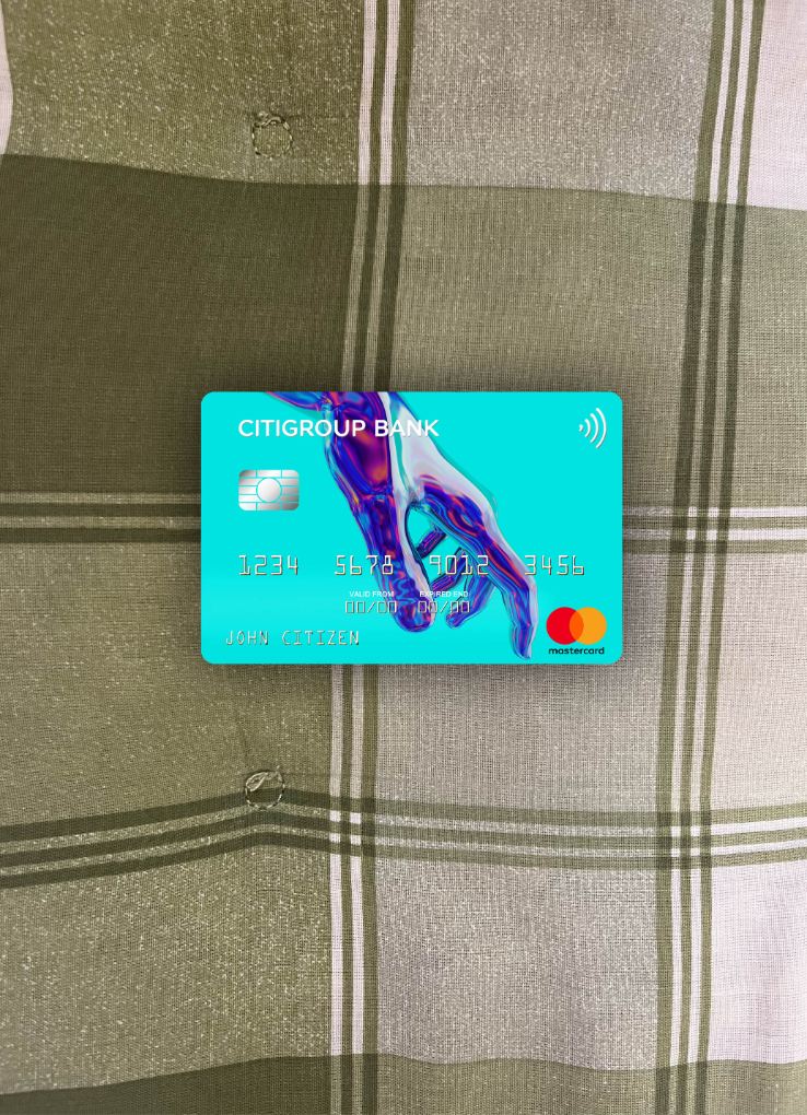 Download USA Citigroup Bank mastercard photolook front Photoshop template